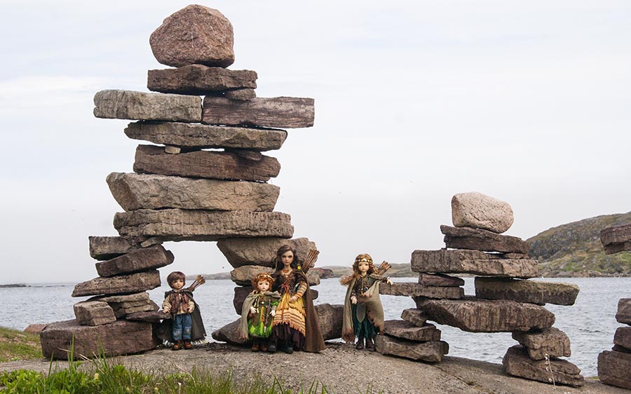 Inukshuk in Red Bay